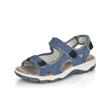 Load image into Gallery viewer, Agnetha Standard Fit Women&#39;s Triple Adjustable Velcro Strap Fastening Sport Style Sandal
