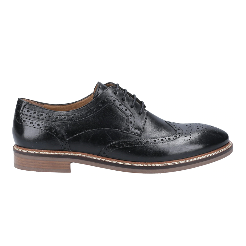 Bryson Standard Fit Men's Leather Brogue Lace Up Shoe