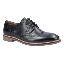 Load image into Gallery viewer, Bryson Standard Fit Men&#39;s Leather Brogue Lace Up Shoe
