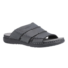 Load image into Gallery viewer, Cameron Standard Fit Men&#39;s Leather Slip On Sandal
