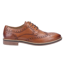 Load image into Gallery viewer, Bryson Standard Fit Men&#39;s Leather Brogue Lace Up Shoe
